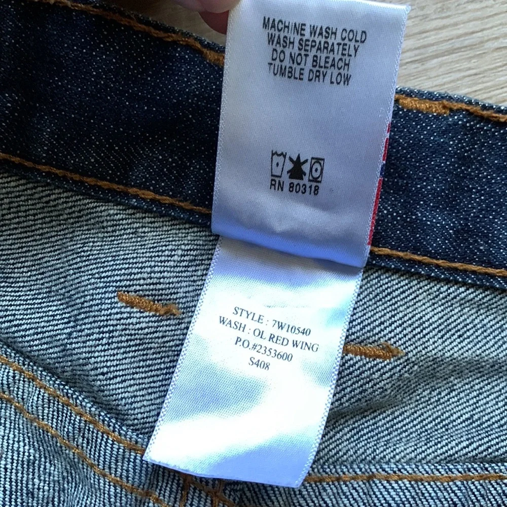 Lucky brand dungarees classic fit crop jeans size 32 - Picture 4 of 7